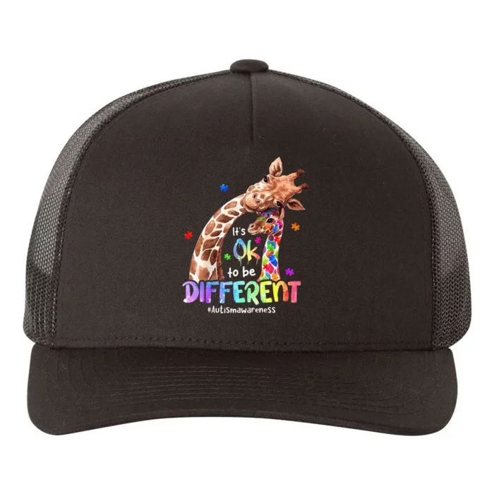 Autism Awareness Acceptance Its Ok To Be Different Yupoong Adult 5-Panel Trucker Hat