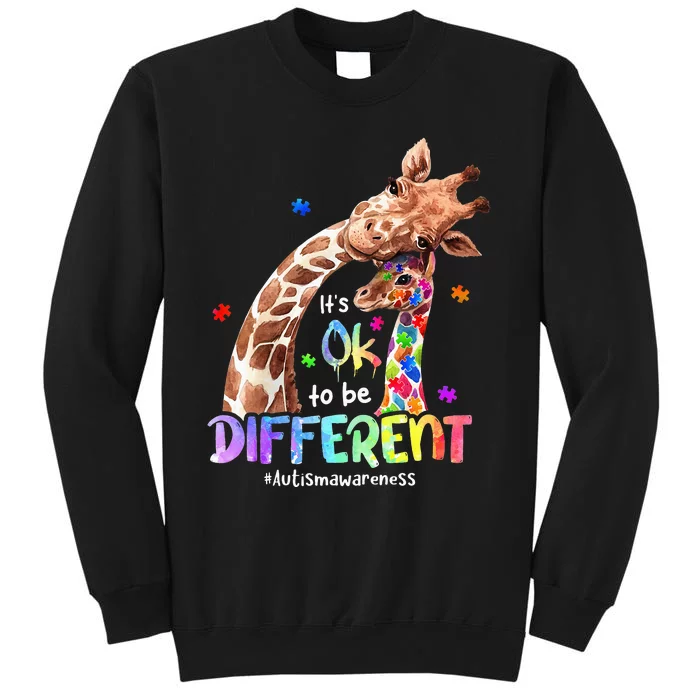 Autism Awareness Acceptance Its Ok To Be Different Tall Sweatshirt