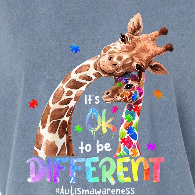 Autism Awareness Acceptance Its Ok To Be Different Garment-Dyed Women's Muscle Tee