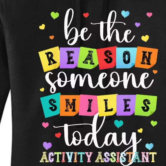 Activity Assistant Appreciation Activity Professional Week Women's Pullover Hoodie