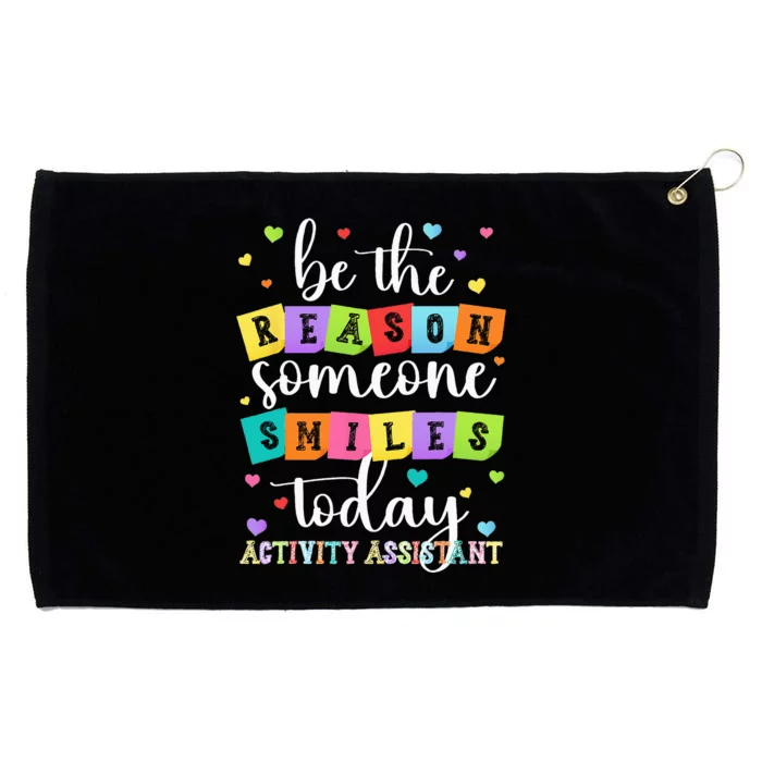 Activity Assistant Appreciation Activity Professional Week Grommeted Golf Towel