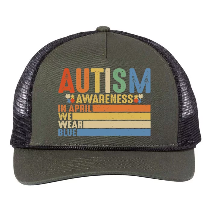 AUTISM AWARENESS Acceptance Wo Its Ok To Be Different Retro Rope Trucker Hat Cap