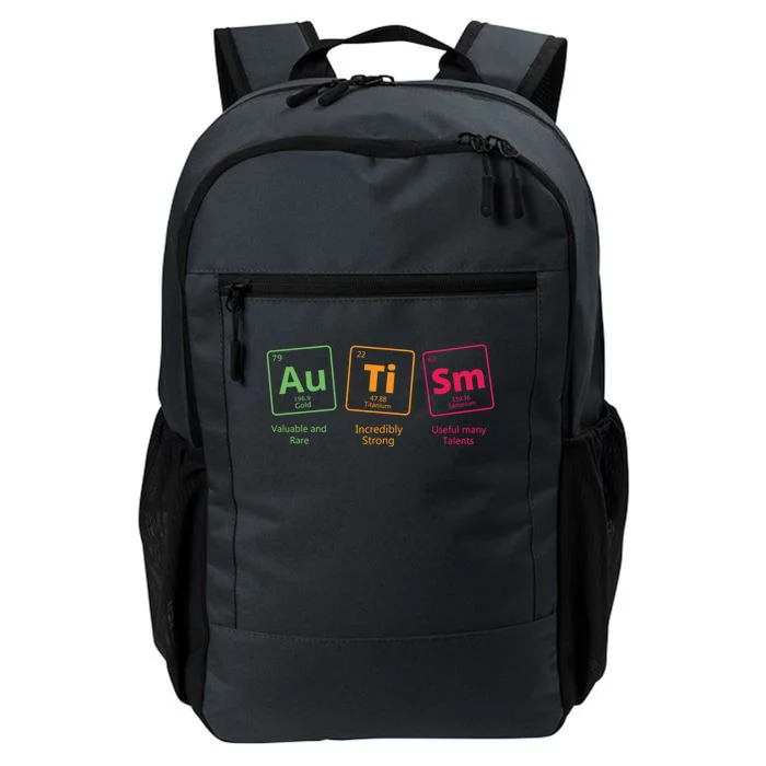 Awareness Autistic Autism Periodic Table Of Elets Gift Daily Commute Backpack