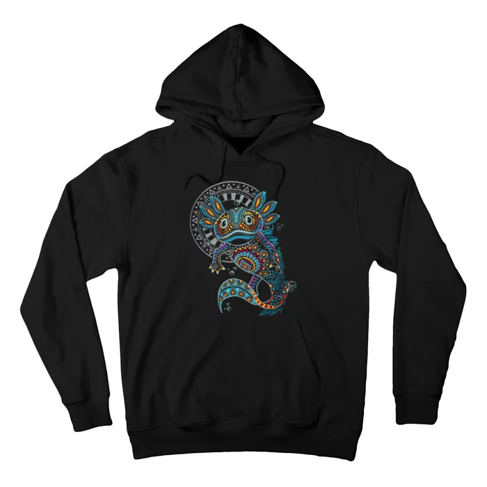 Axolotl Art Aztec Mexico Mexican Hoodie