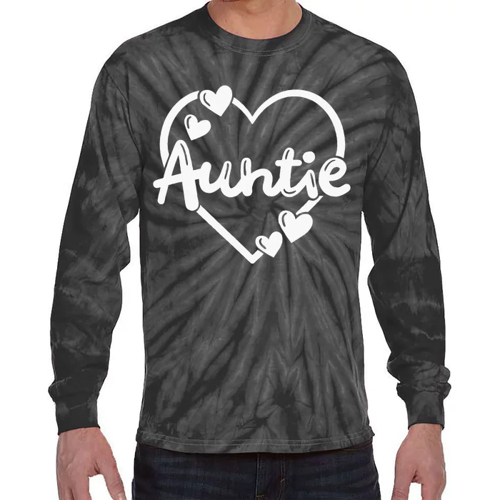 Auntie Aunt Tie-Dye Long Sleeve Shirt