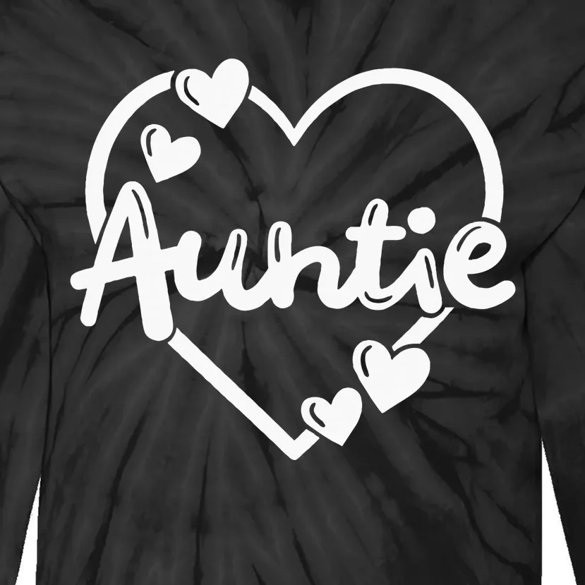 Auntie Aunt Tie-Dye Long Sleeve Shirt