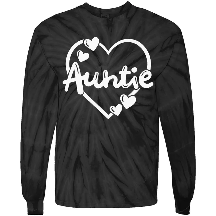 Auntie Aunt Tie-Dye Long Sleeve Shirt