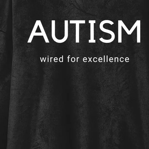 Autism Awareness Actually Autistic Neurodiversity Hooded Wearable Blanket