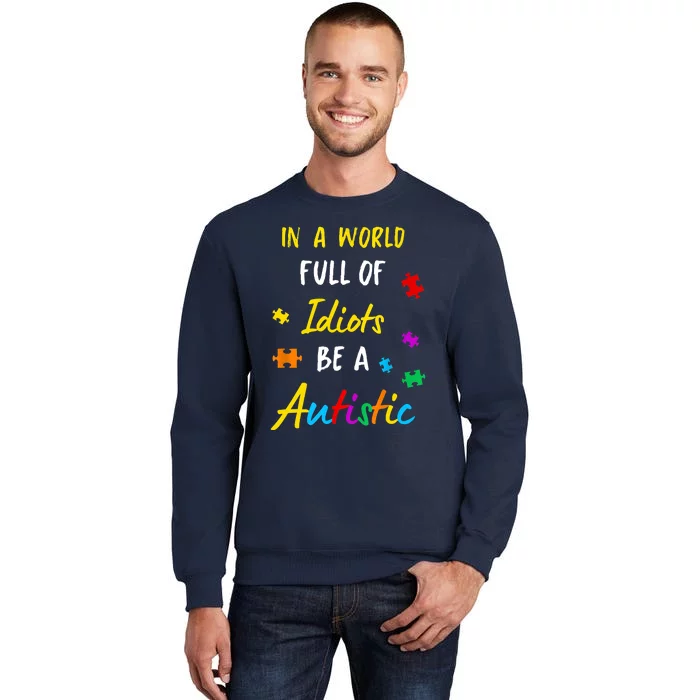 Autism Autistic Asperger Syndrom Aspie Puzzle Autist Support Sweatshirt