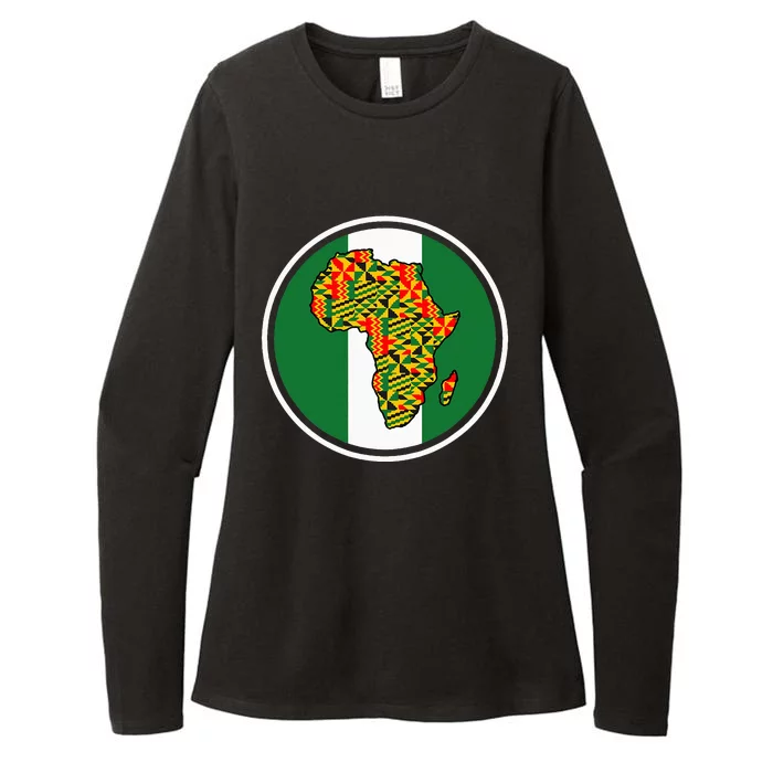 African Americans African Countries Nigeria Womens CVC Long Sleeve Shirt