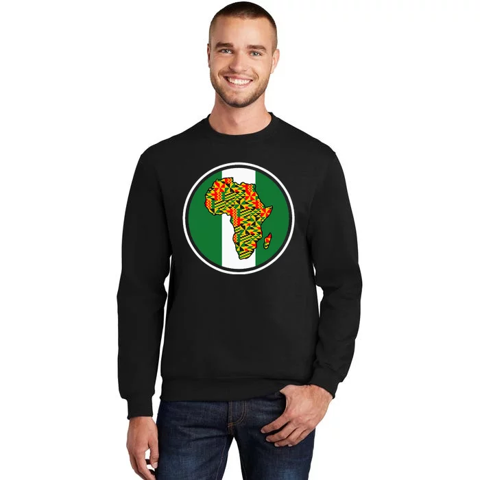 African Americans African Countries Nigeria Tall Sweatshirt