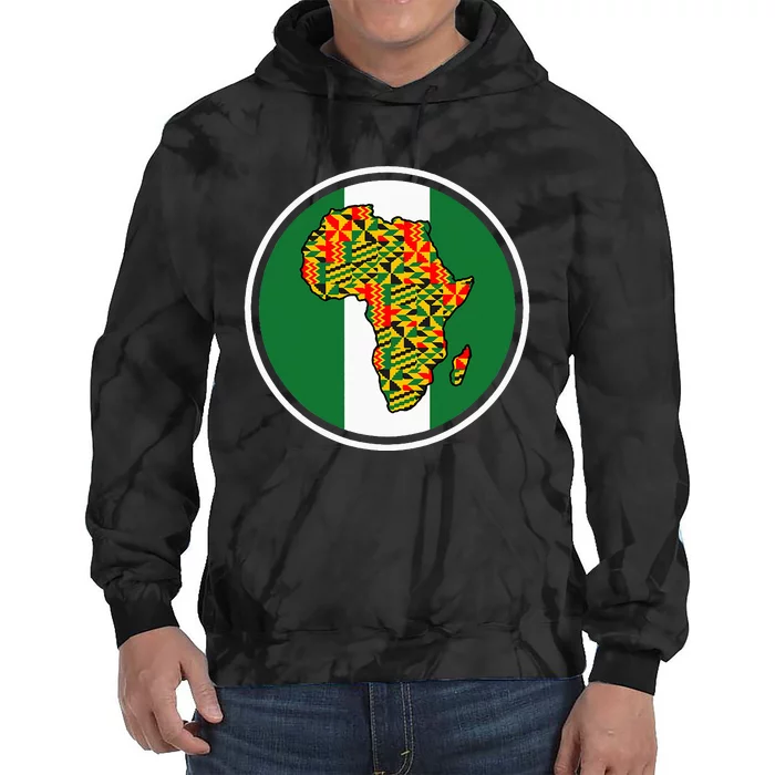 African Americans African Countries Nigeria Tie Dye Hoodie