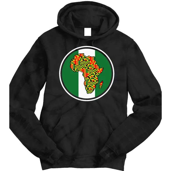 African Americans African Countries Nigeria Tie Dye Hoodie