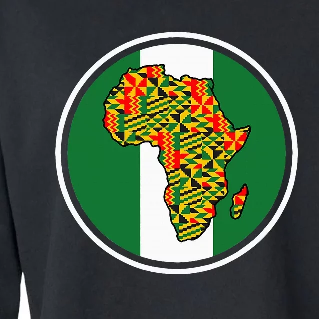 African Americans African Countries Nigeria Cropped Pullover Crew