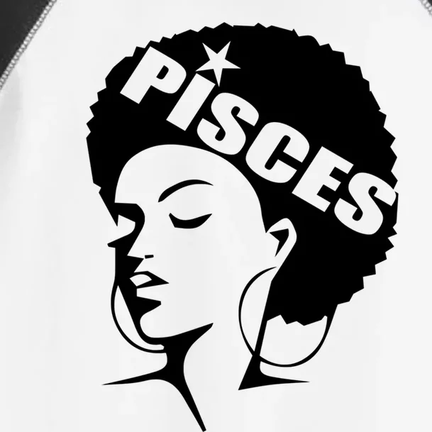 African American Afro Pisces Zodiac Great Gift Toddler Fine Jersey T-Shirt