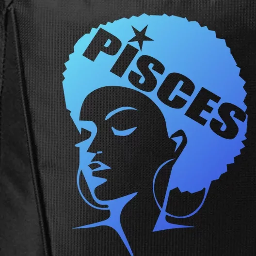 African American Afro Pisces Zodiac Great Gift City Backpack