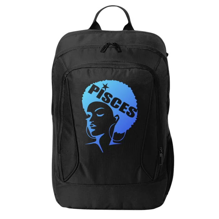 African American Afro Pisces Zodiac Great Gift City Backpack