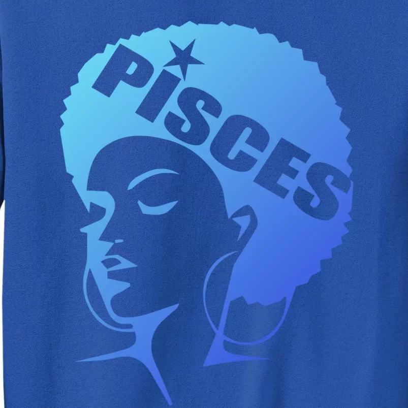 African American Afro Pisces Zodiac Great Gift Tall Sweatshirt