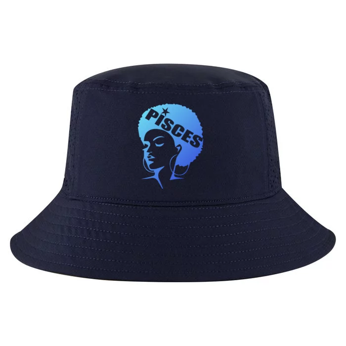 African American Afro Pisces Zodiac Great Gift Cool Comfort Performance Bucket Hat