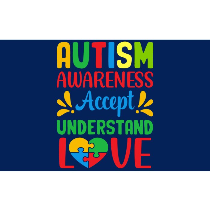 Autism Awareness Autism Advocacy Autism Slogan Puzzle Pieces Bumper Sticker