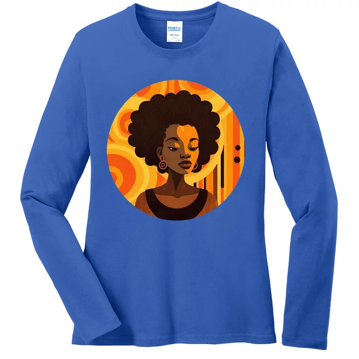 Afrocentric apparel African American designs Ladies Long Sleeve Shirt