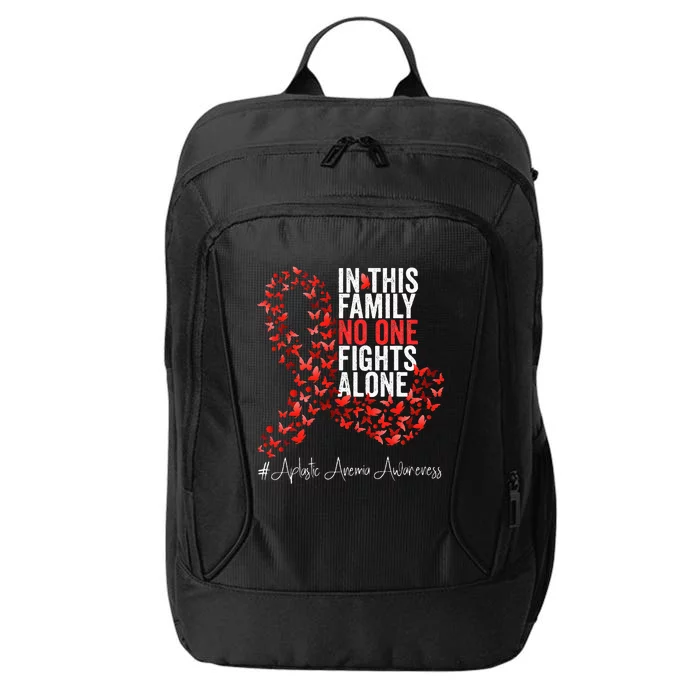 Aplastic Anemia Awareness Month Red Ribbon City Backpack