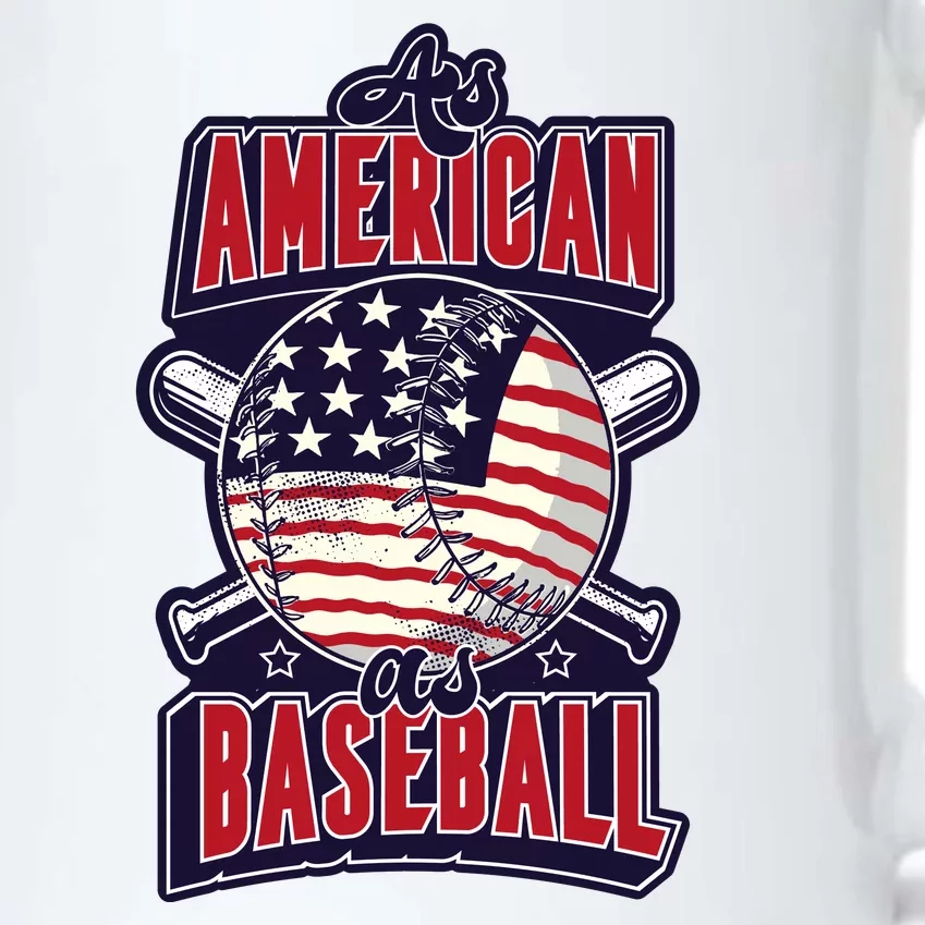 As American As Baseball Black Color Changing Mug