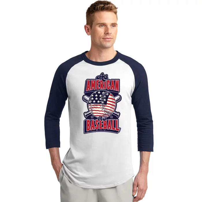 As American As Baseball Baseball Sleeve Shirt