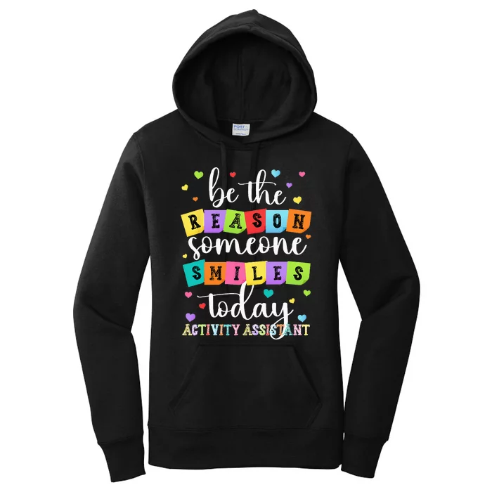 Activity Assistant Appreciation Activity Professional Week Women's Pullover Hoodie