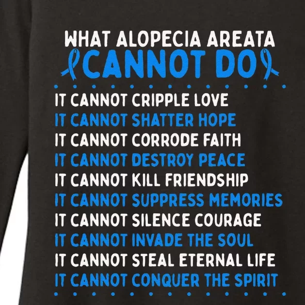 Alopecia Areata Awareness Movement Fighter Warrior Ribbon Womens CVC Long Sleeve Shirt