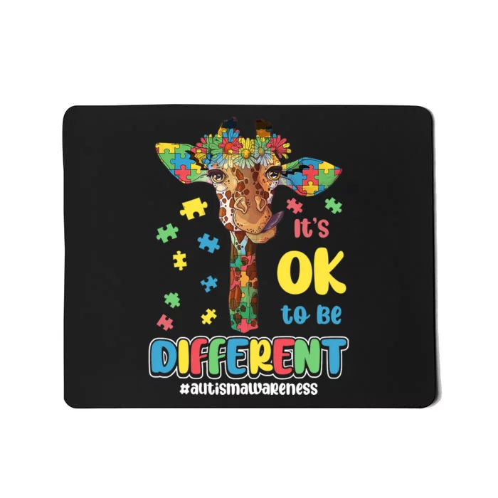 Autism Awareness Acceptance Wo Its Ok To Be Different Mousepad