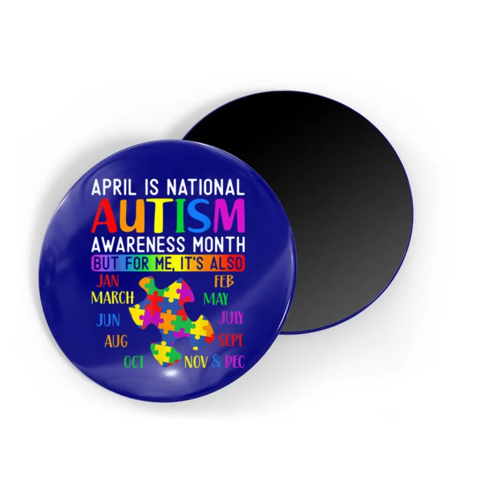 Autism Awareness - April is National Autism Awareness Month Magnet