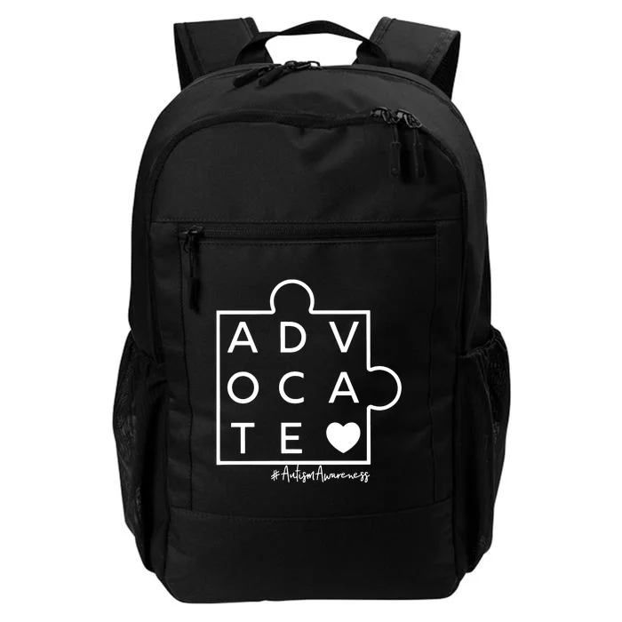 Advocate Autism Awareness Advocate Autism Support Accept Adapt Daily Commute Backpack