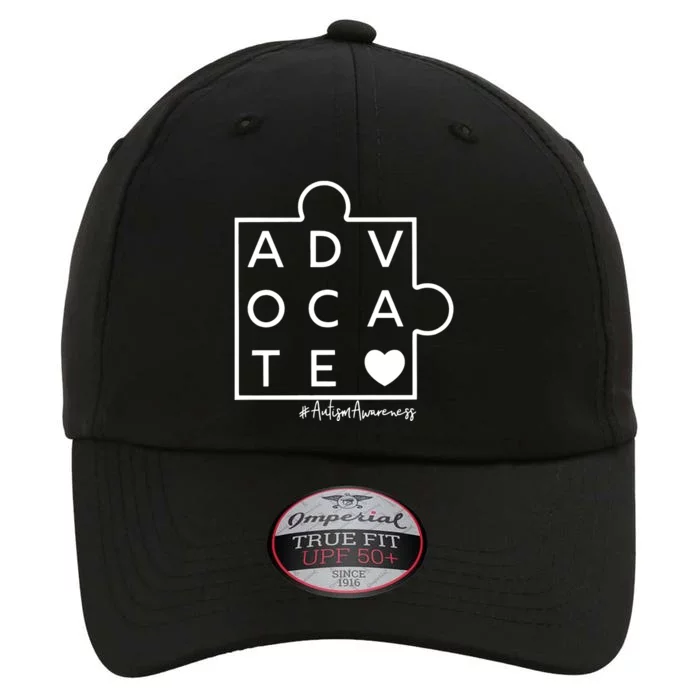 Advocate Autism Awareness Advocate Autism Support Accept Adapt The Original Performance Cap