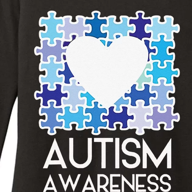 Autisms Autism Awareness Ribbon Womens CVC Long Sleeve Shirt