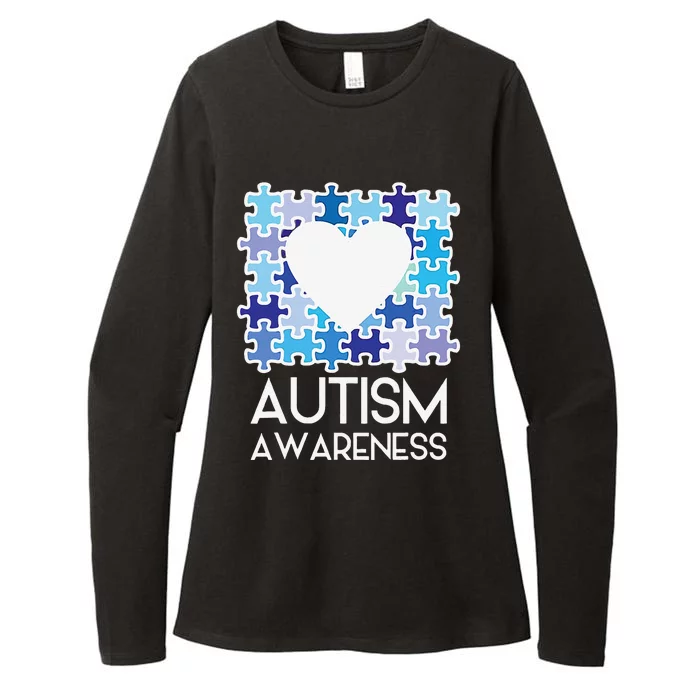 Autisms Autism Awareness Ribbon Womens CVC Long Sleeve Shirt