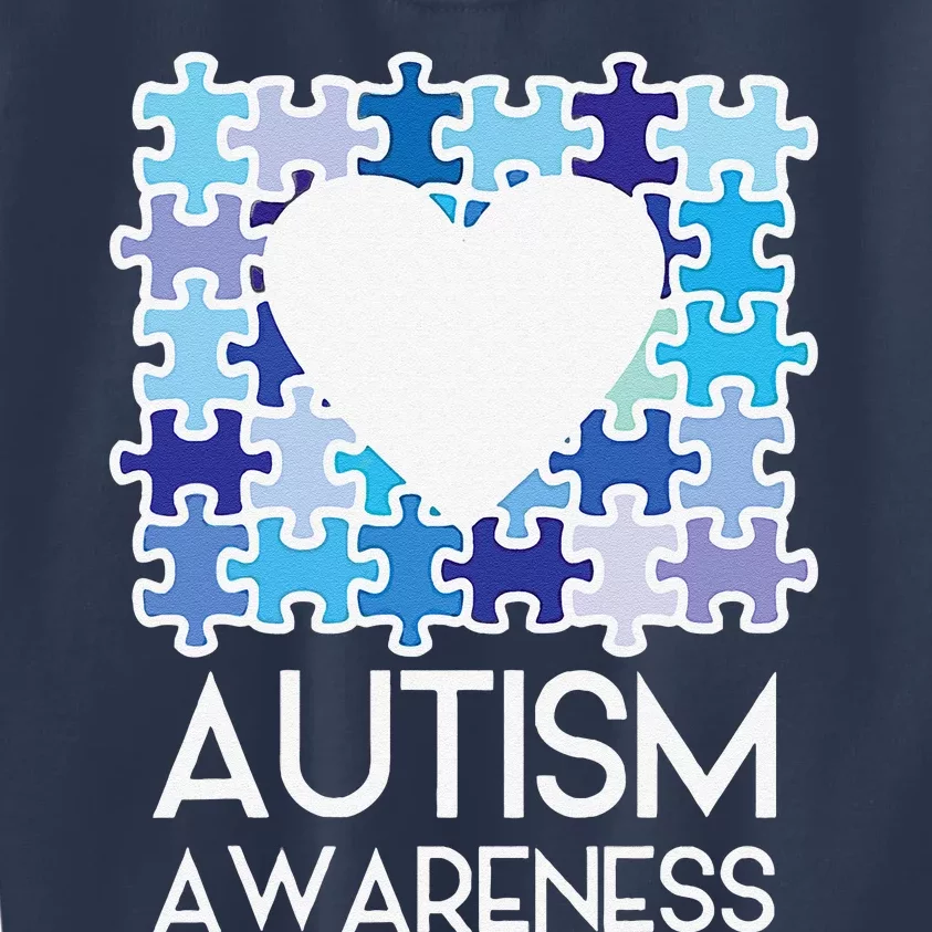 Autisms Autism Awareness Ribbon Kids Sweatshirt