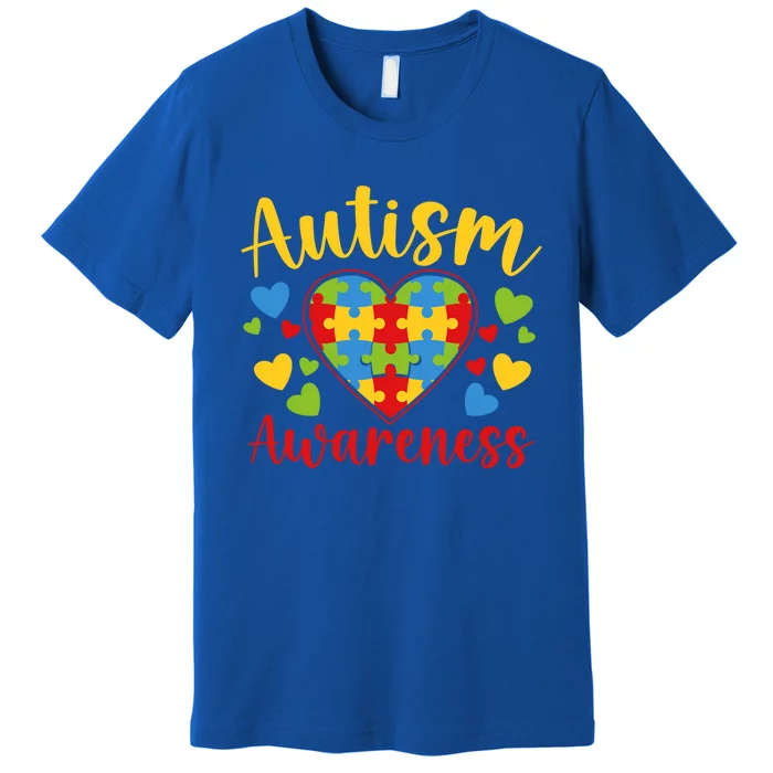 Autism Awareness Acceptance And Support Teacher Mom Great Gift Premium T-Shirt