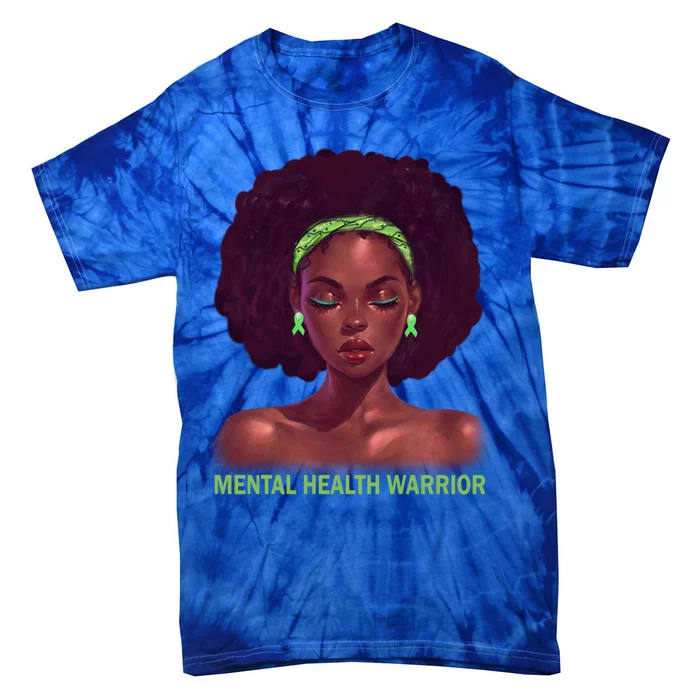 Afro African American Black Tal Health Warrior Gift Tie-Dye T-Shirt