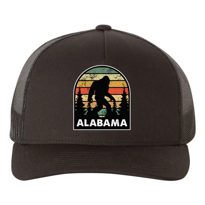 Alabama And A Bigfoot Or A Sasquatch Yupoong Adult 5-Panel Trucker Hat