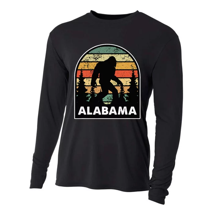 Alabama And A Bigfoot Or A Sasquatch Cooling Performance Long Sleeve Crew