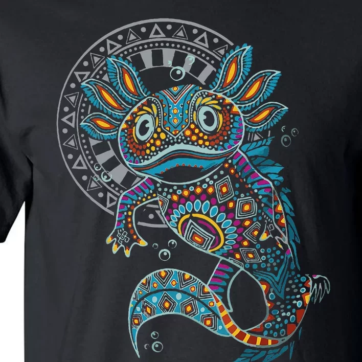 Axolotl Art Aztec Mexico Mexican Tall T-Shirt