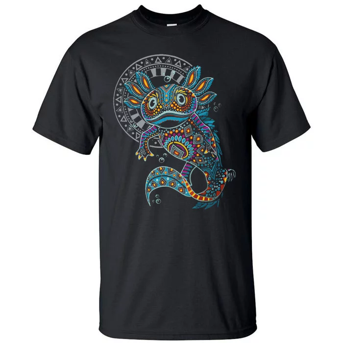 Axolotl Art Aztec Mexico Mexican Tall T-Shirt