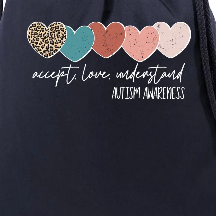 Autism Awareness Accept Love Understand Drawstring Bag