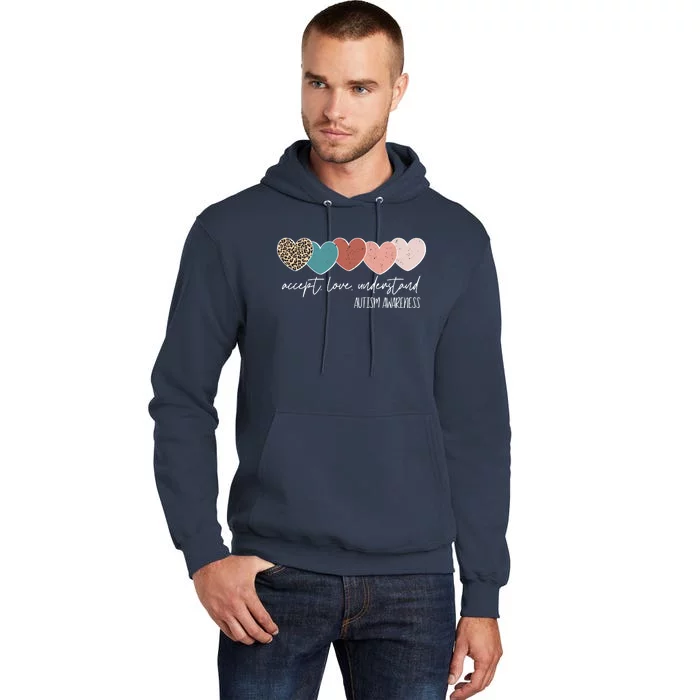 Autism Awareness Accept Love Understand Tall Hoodie