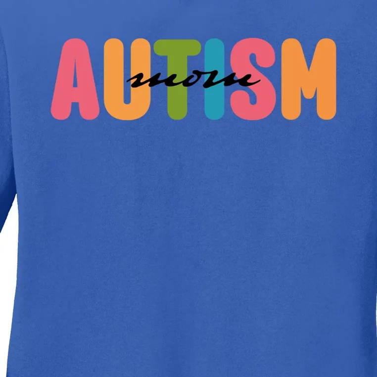 Autism Awareness Autistic Son Proud Autism Mama Autism Mom Meaningful Gift Ladies Long Sleeve Shirt