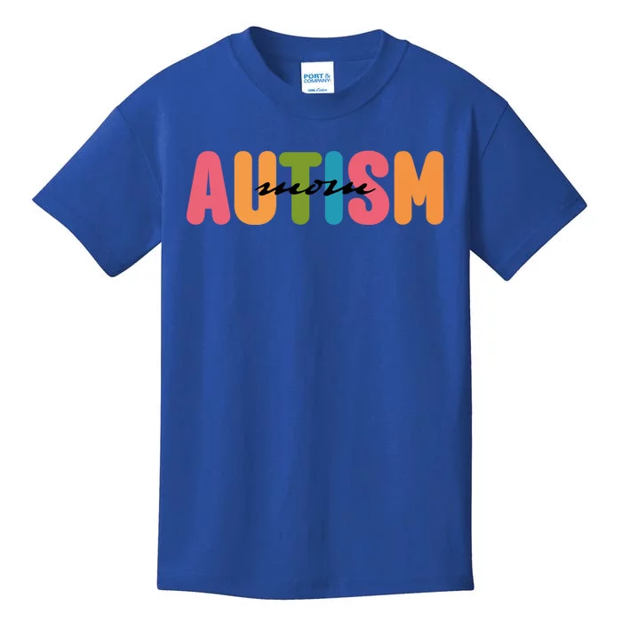 Autism Awareness Autistic Son Proud Autism Mama Autism Mom Meaningful Gift Kids T-Shirt