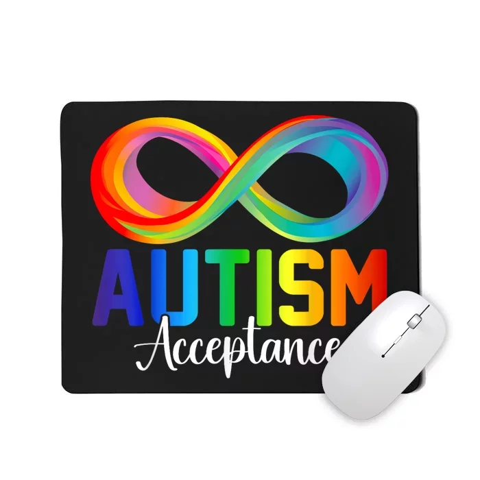 Autism Awareness Acceptance Infinity Symbol Mousepad