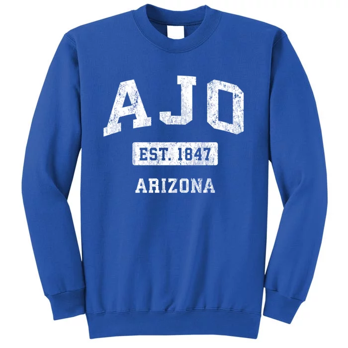 Ajo Arizona Az Vintage Sports Established Design Sweatshirt