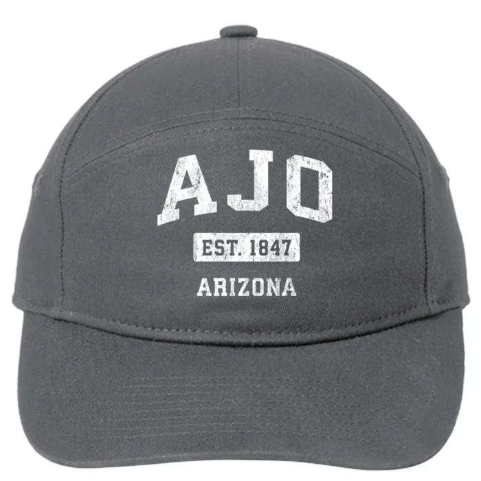 Ajo Arizona Az Vintage Sports Established Design 7-Panel Snapback Hat